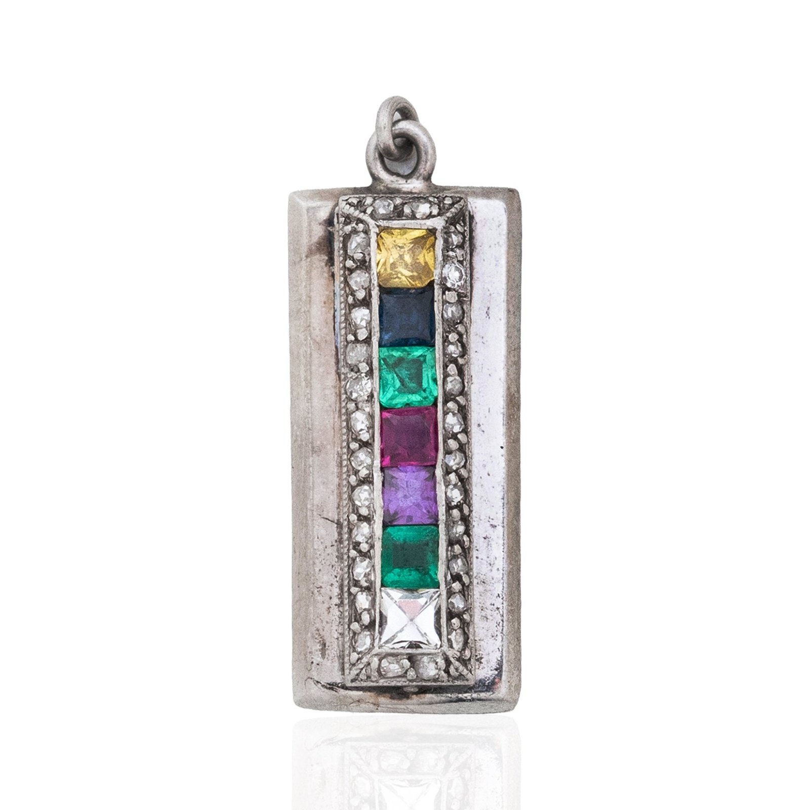 Antique Gemstone "DEAREST" Acrostic Charm, by Cartier