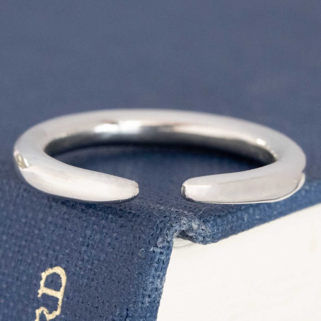 "Arc" Wedding Band in Platinum