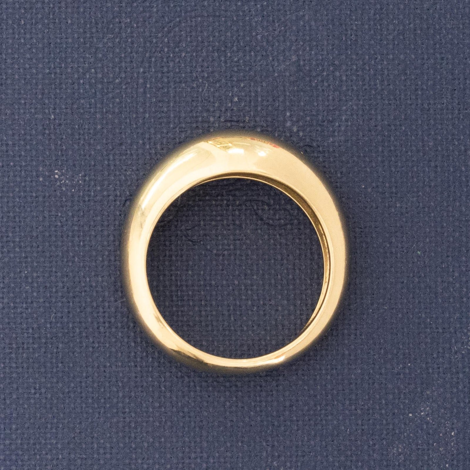 Curved "Arc" Gold Band - Image 5