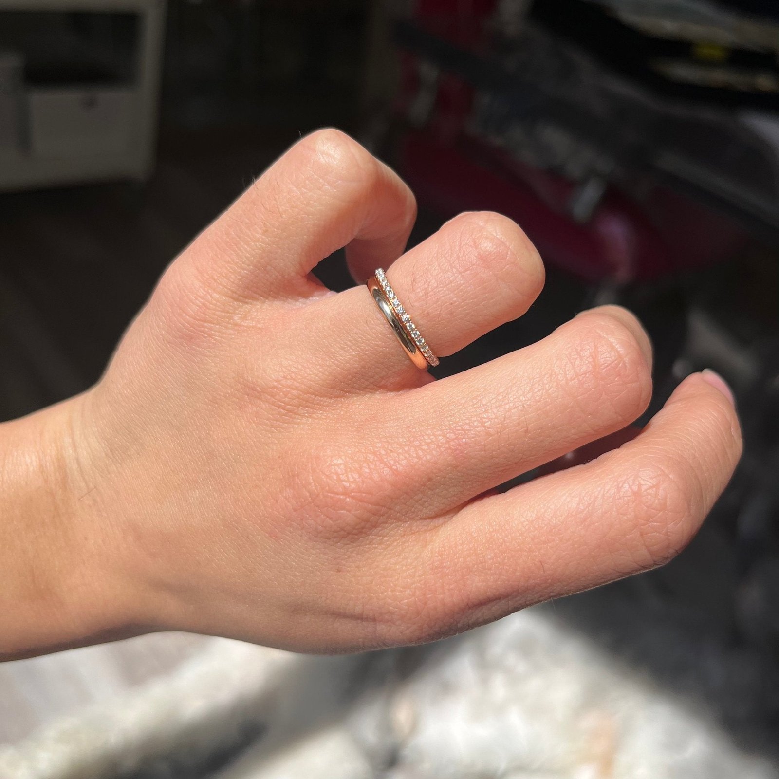 Diamond Eternity Wedding Stacker Band, by Tiffany & Co. - Image 2