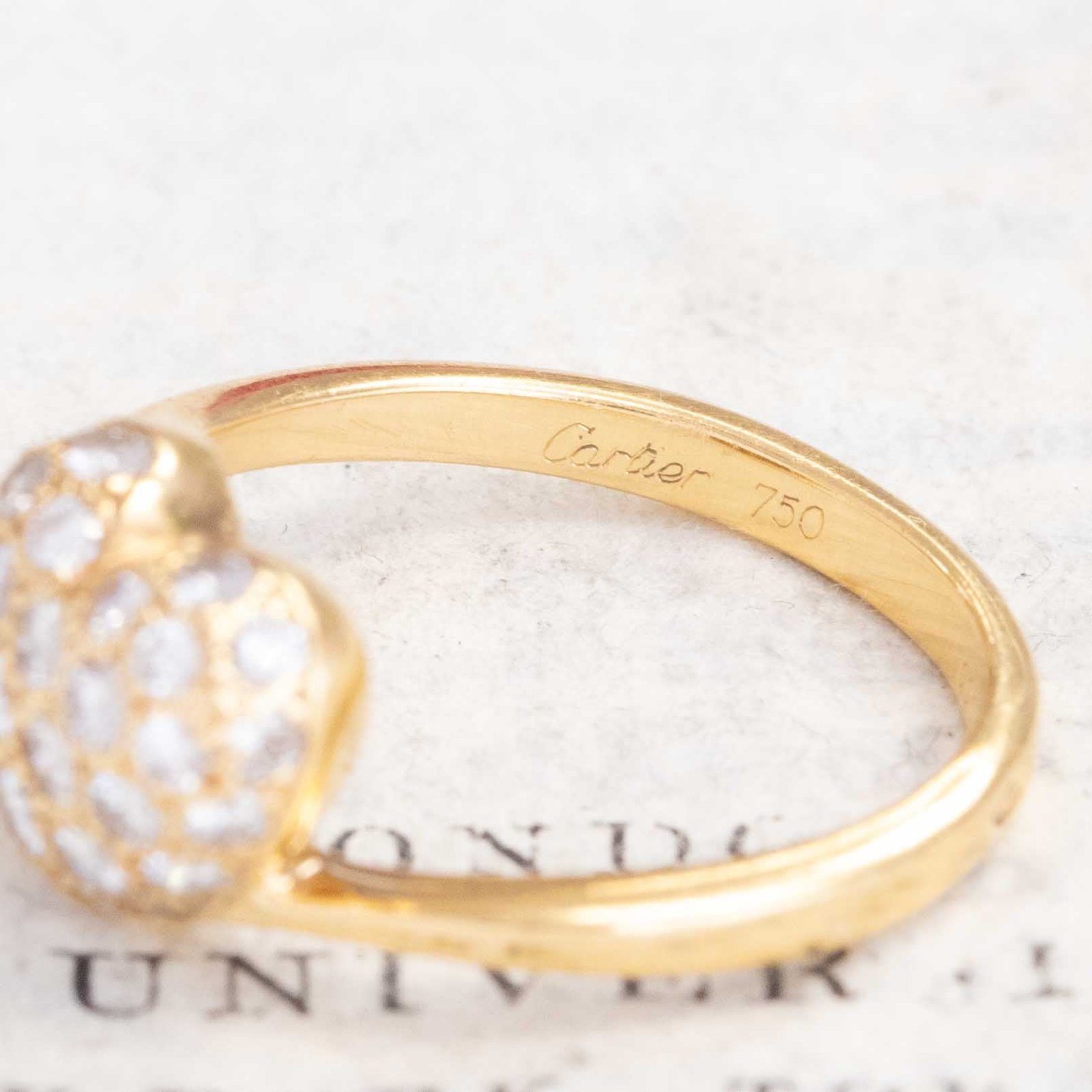 Diamond Heart Pave Ring, by Cartier - Image 6