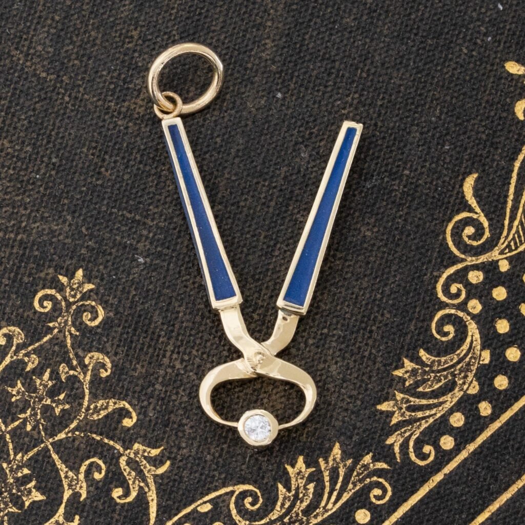 Diamond Pincer Tool Charm