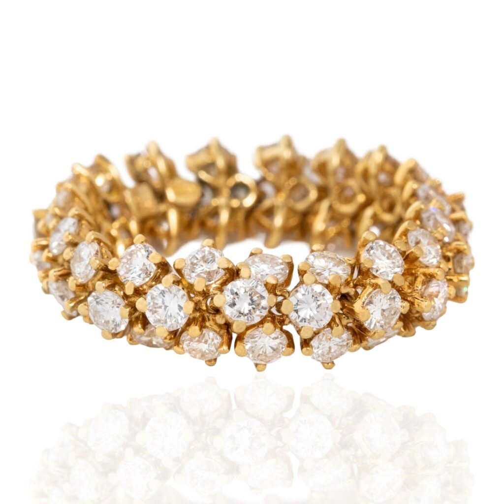 3.00ctw Round Brilliant Cut Diamond Eternity Flexible Band