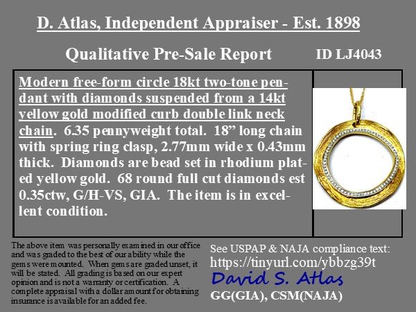 Free-form Diamond Pendant - Image 4