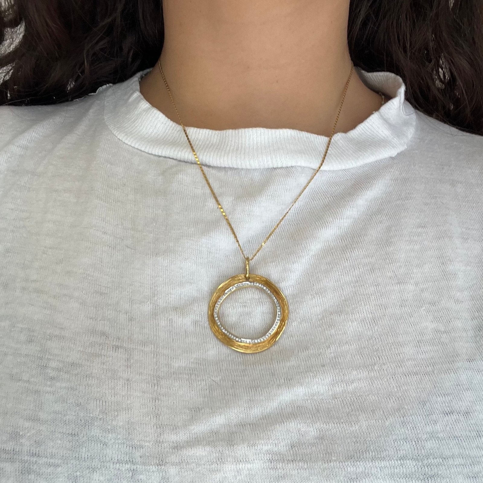 Free-form Diamond Pendant - Image 2