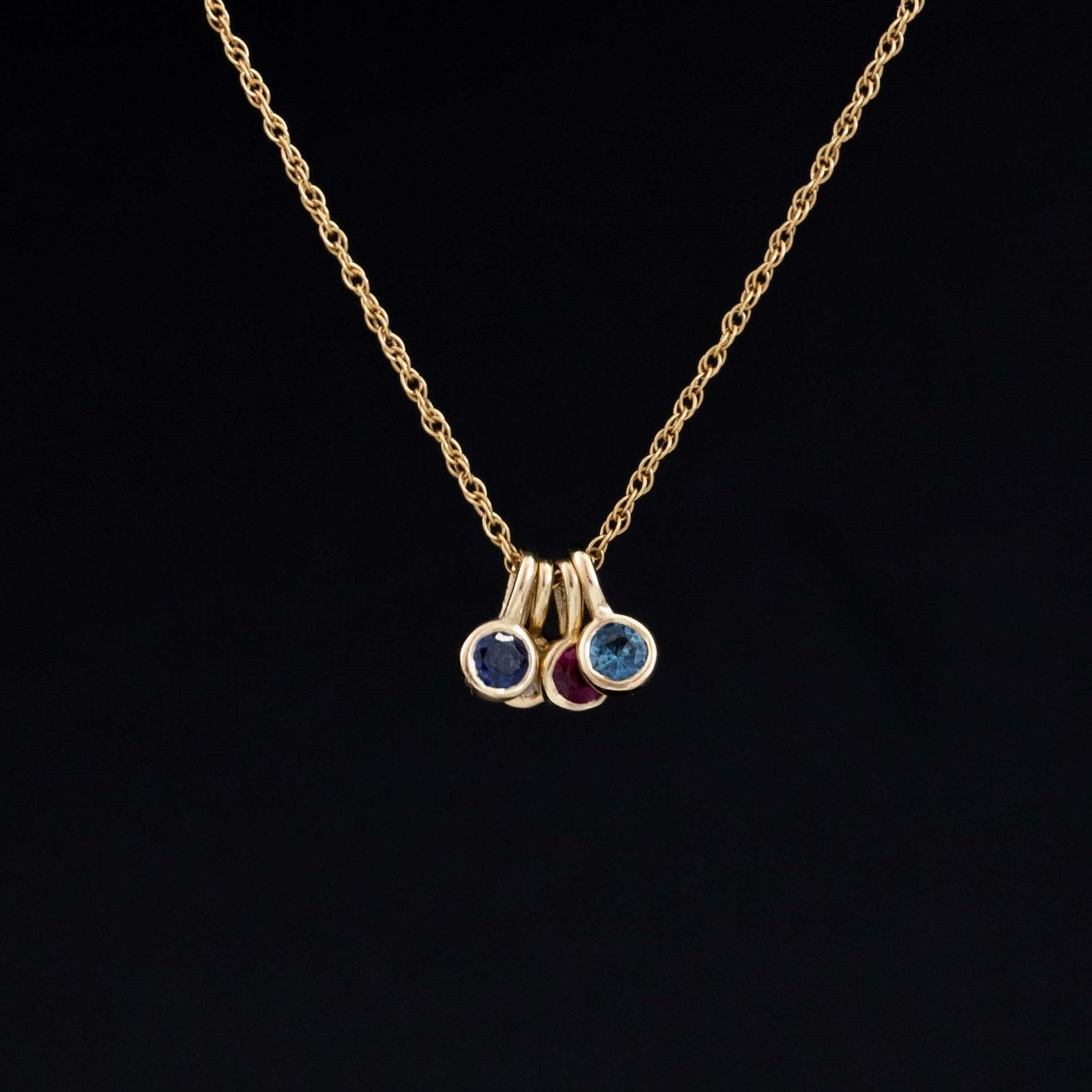 Gemstone Lollipop Bezel Pendant - Image 5