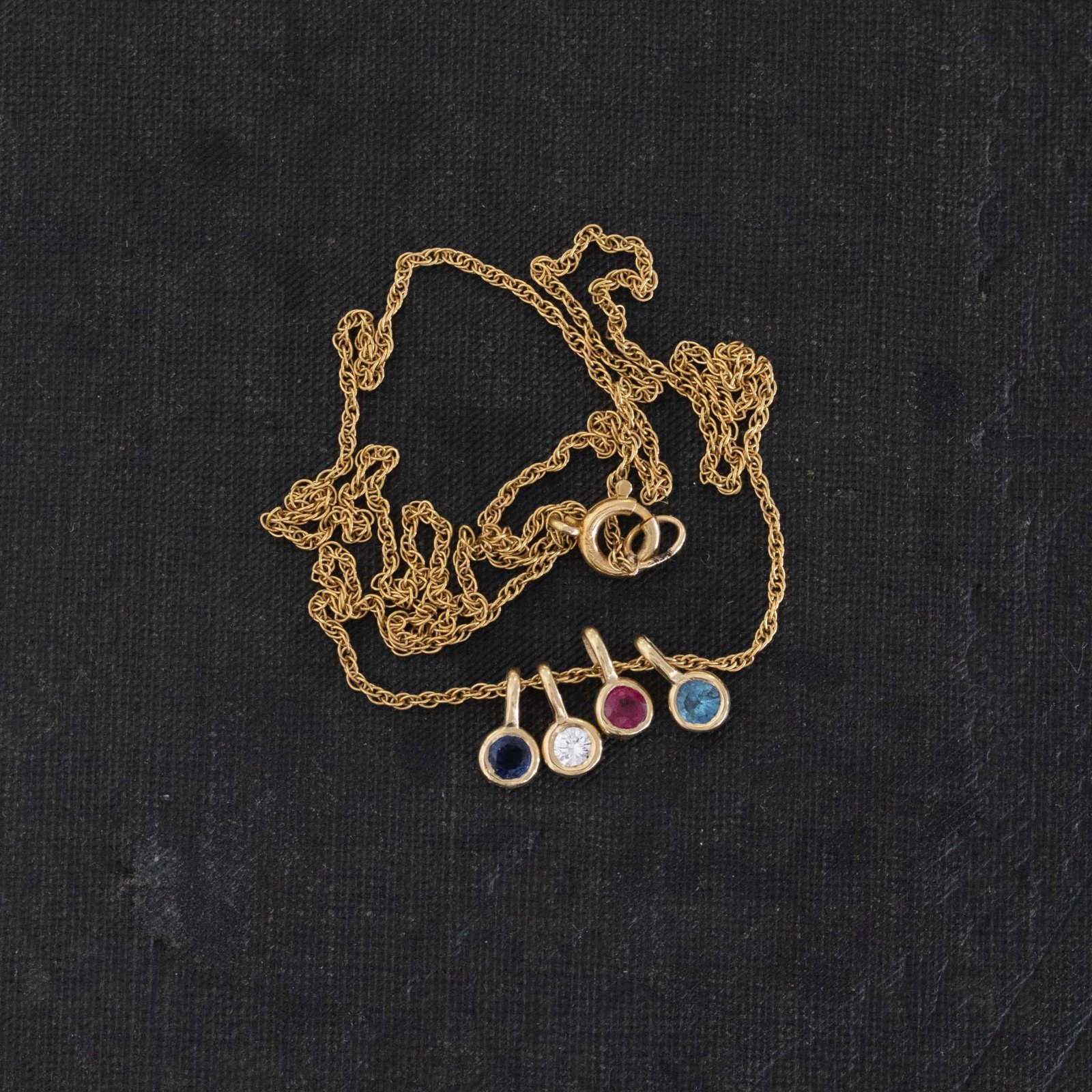 Gemstone Lollipop Bezel Pendant - Image 7