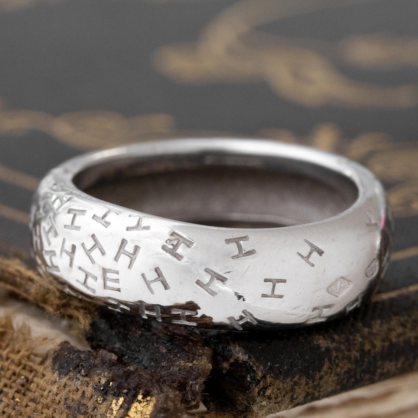 Graffiti H Gold Band, by Hermes French - Image 6