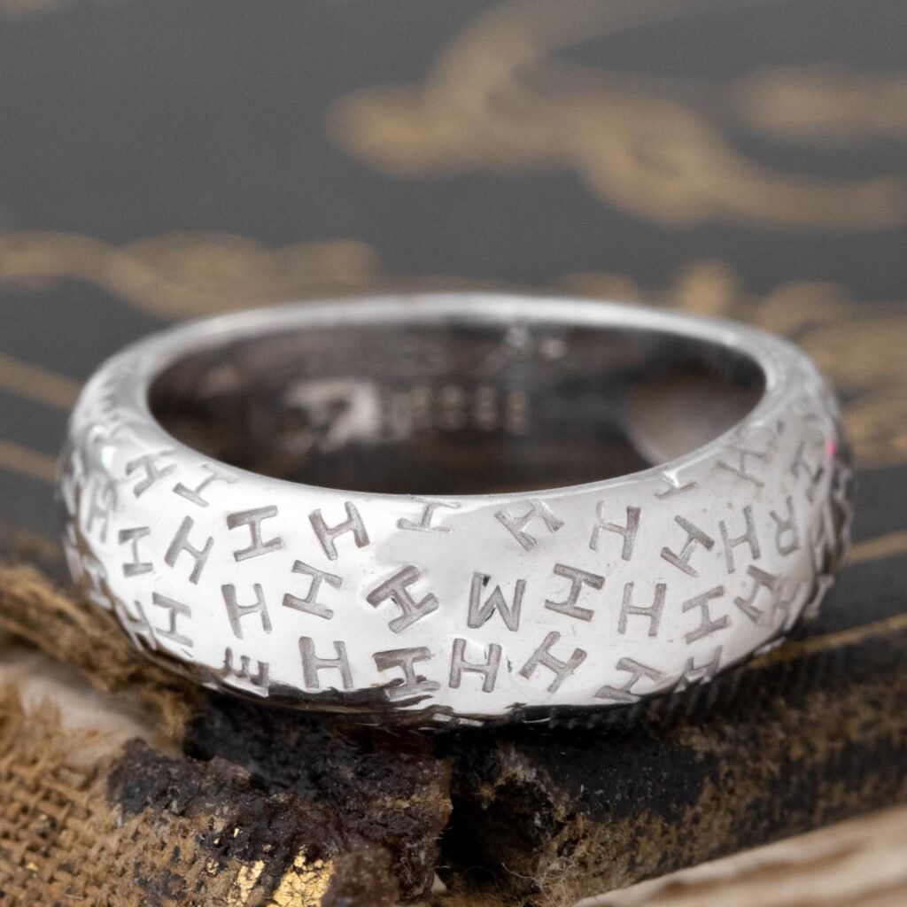 Graffiti H Gold Band, by Hermes French