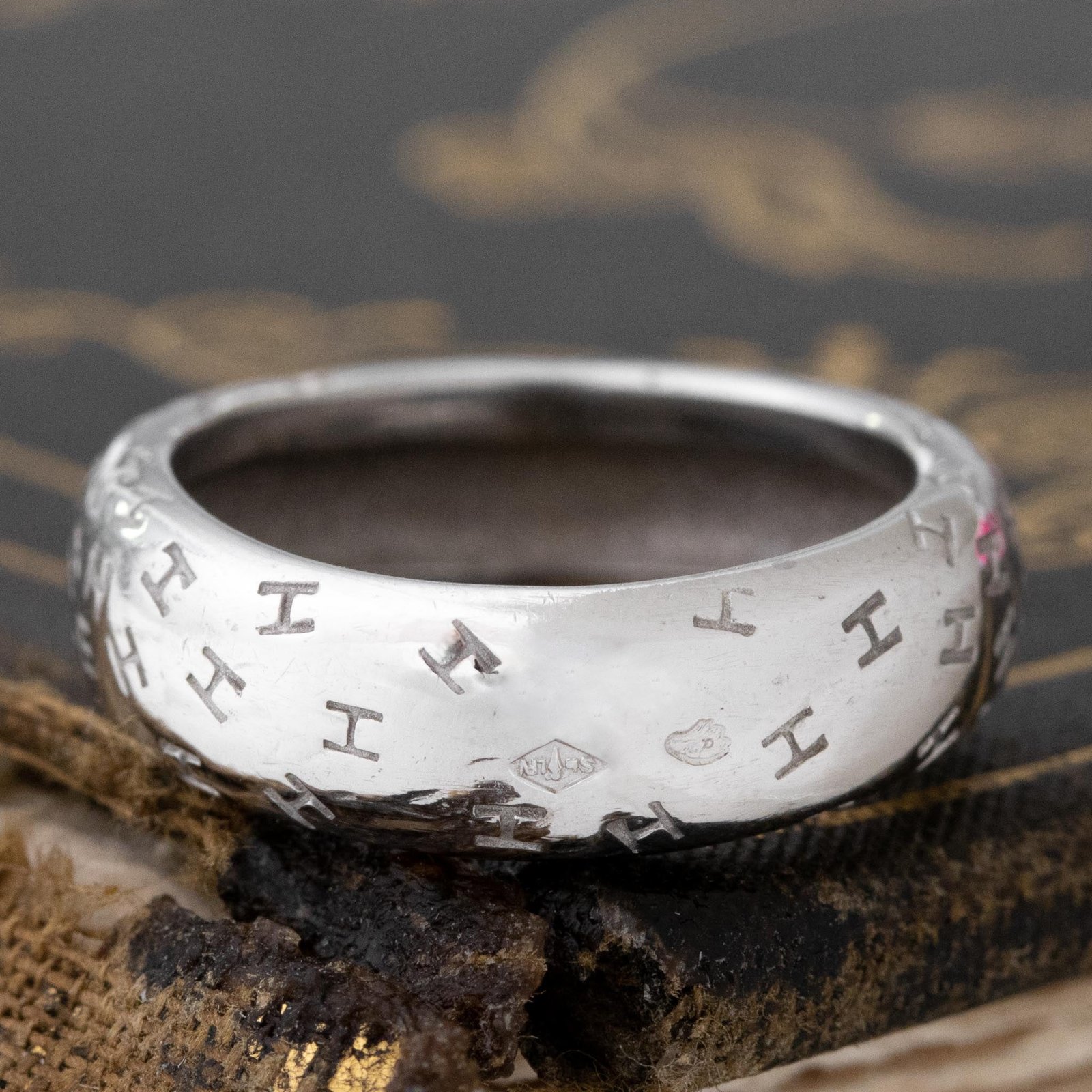 Graffiti H Gold Band, by Hermes French - Image 5