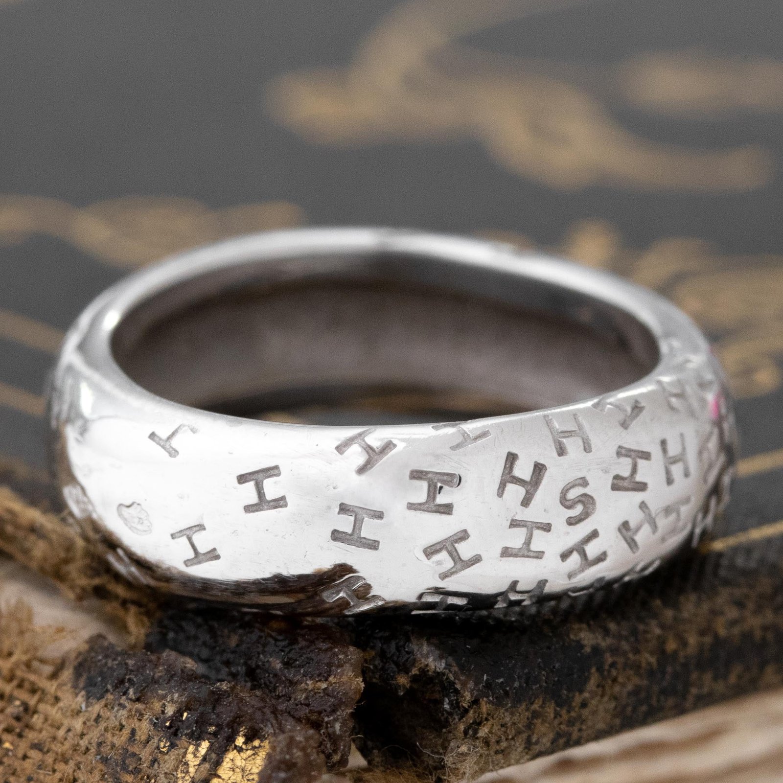 Graffiti H Gold Band, by Hermes French - Image 3