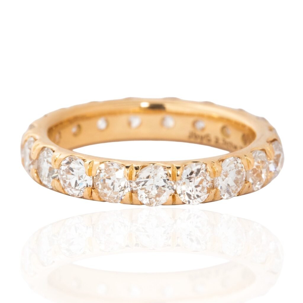 2.70ctw Old European Cut Diamond Eternity Band