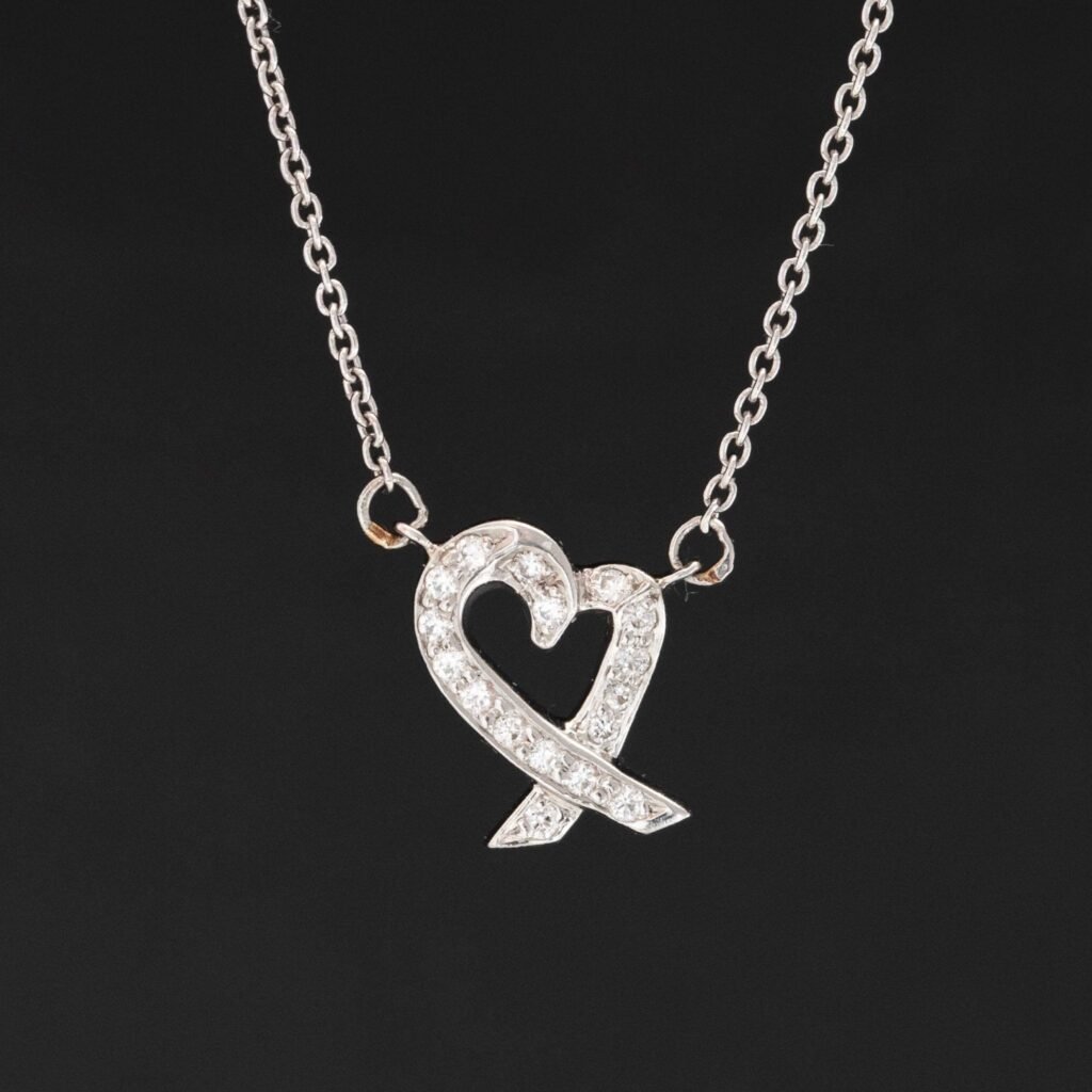 Paloma Picasso Diamond Loving Heart Pendant, by Tiffany & Co.