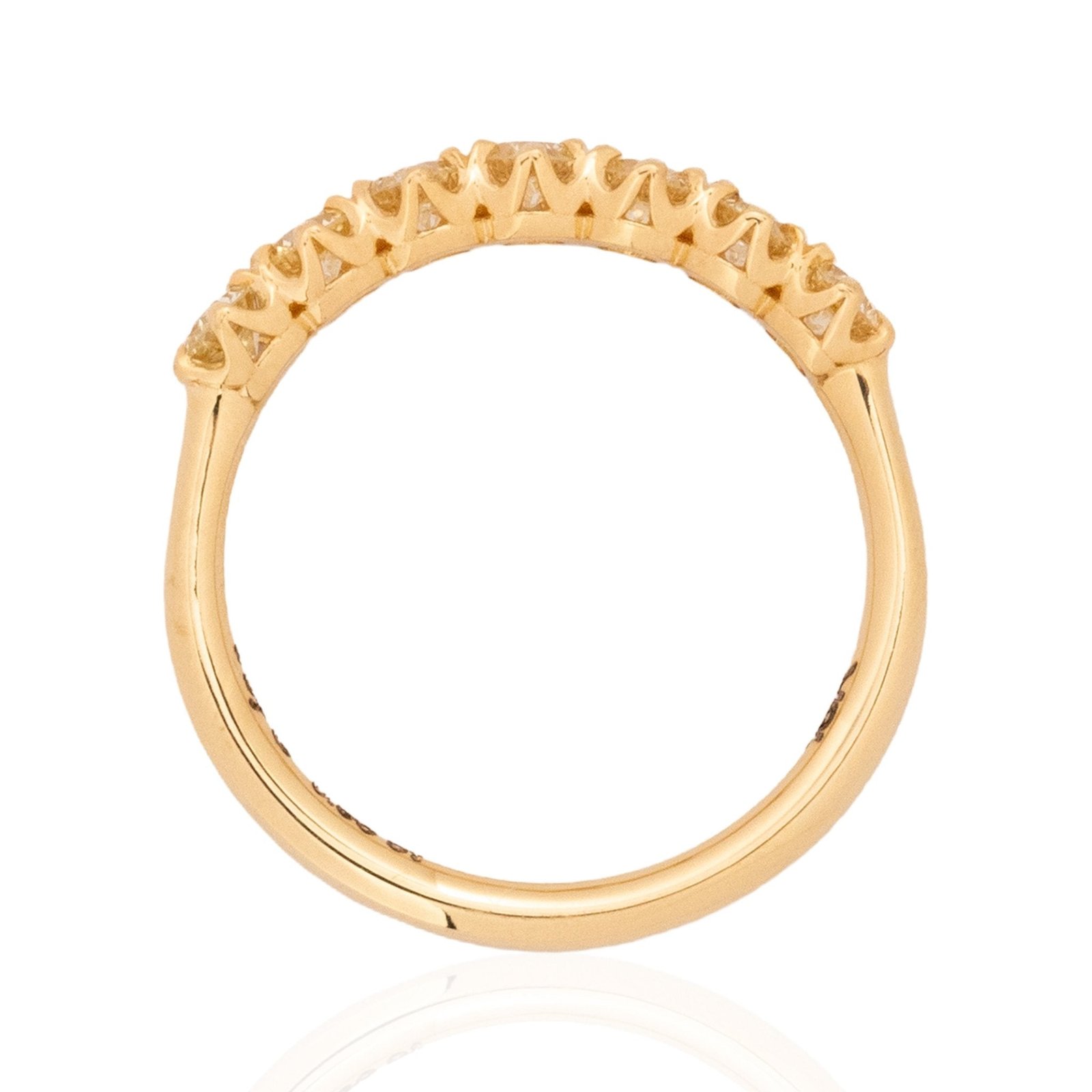 .56ctw Petite Old European Cut Diamond 7-Stone Band - Image 5