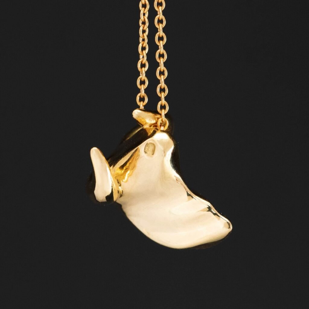 RARE Vintage Chinese Zodiac Ox Pendant, by Elsa Peretti for Tiffany & Co.