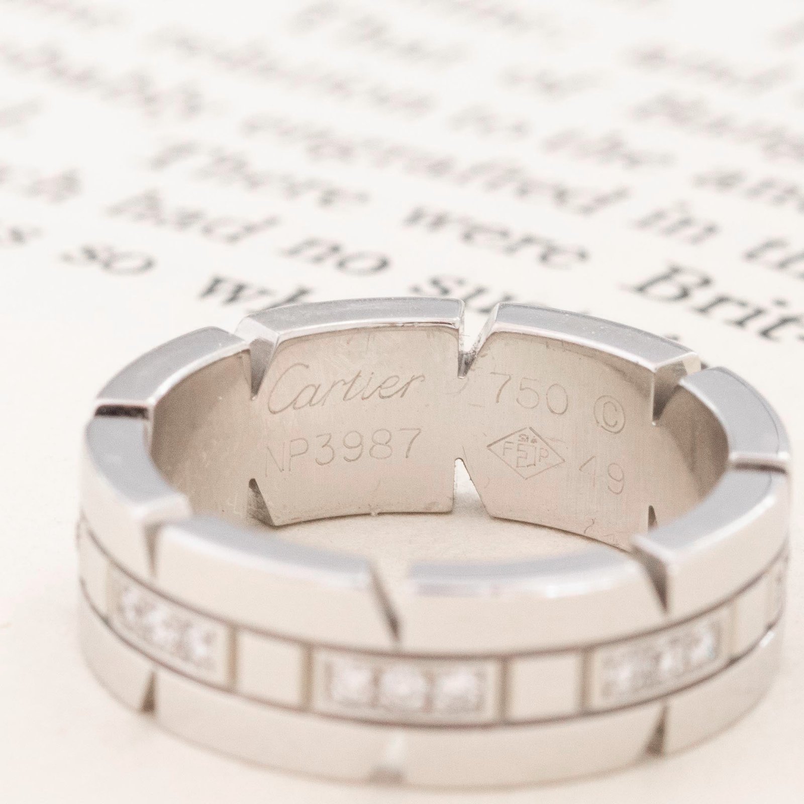 Tank Francaise Diamond Band, by Cartier - Image 5