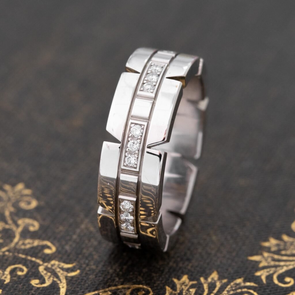 Tank Francaise Diamond Band, by Cartier