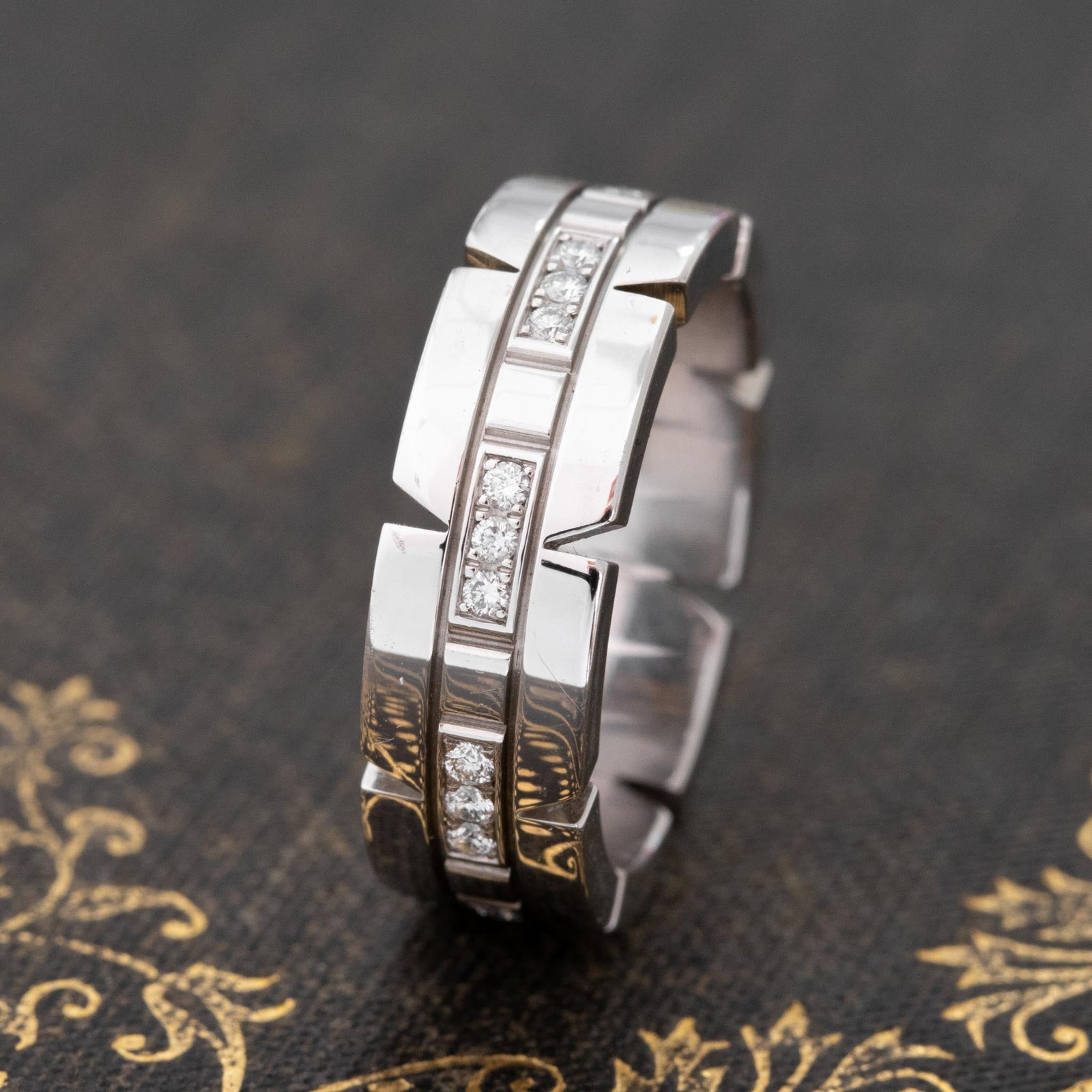 Tank Francaise Diamond Band, by Cartier