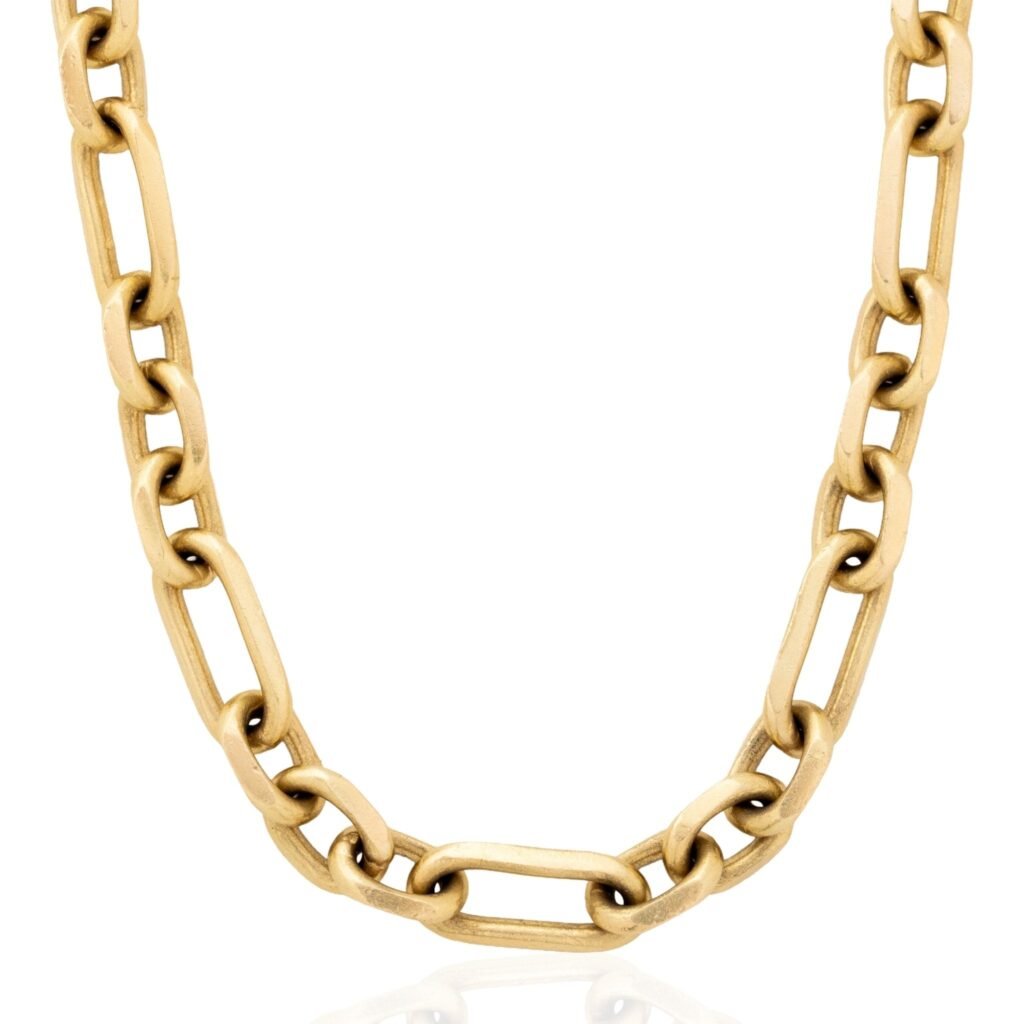 Vintage Jumbo Paperclip Chain Necklace