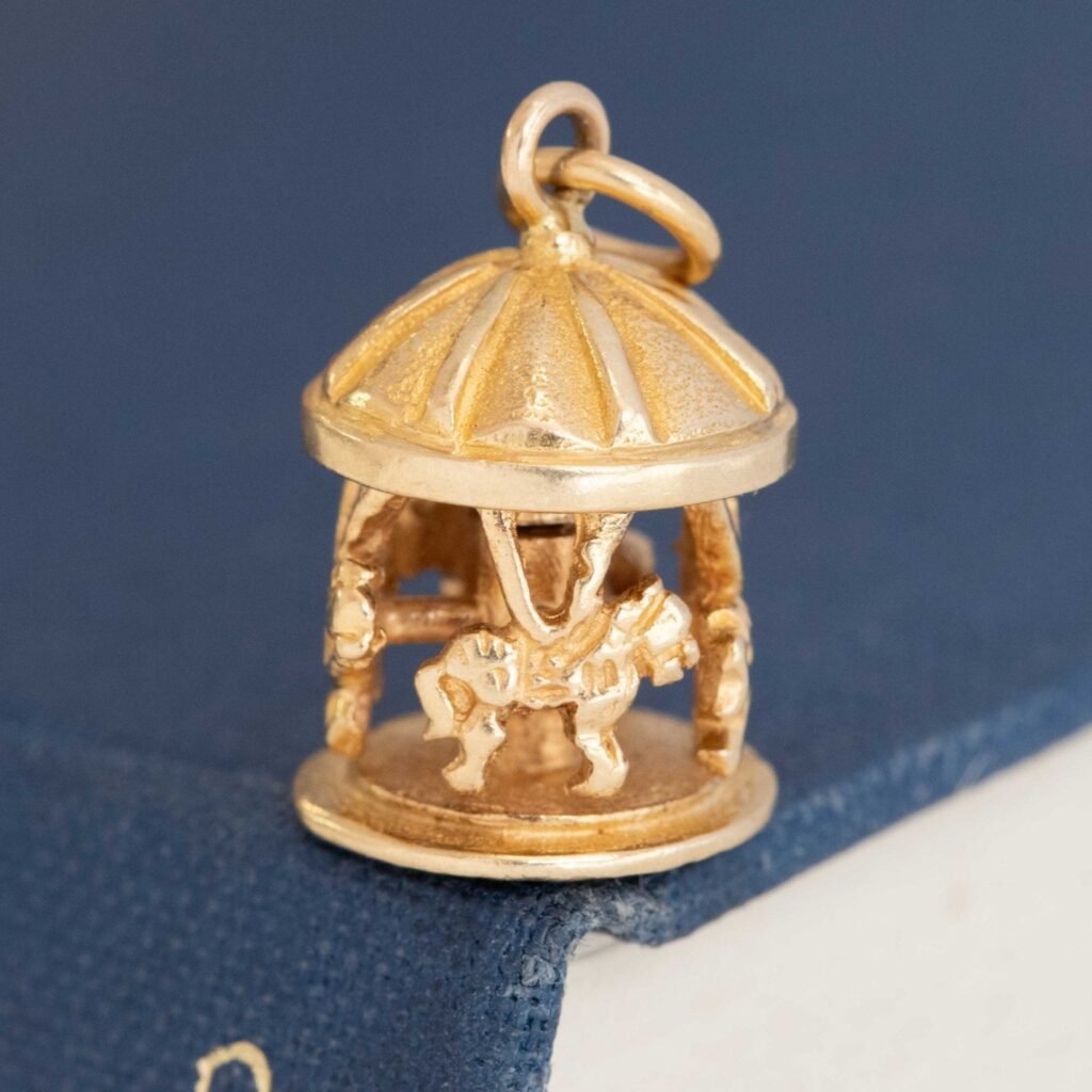 Vintage Articulating Carousel Charm