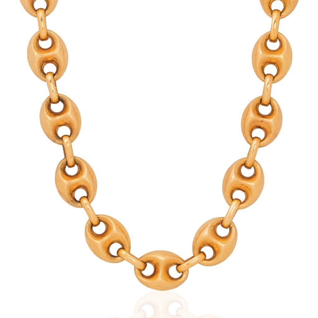 Vintage Jumbo Mariner Link Chain Necklace, by Balestra