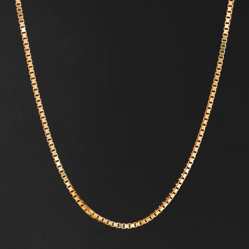 Vintage Box Link Chain Necklace
