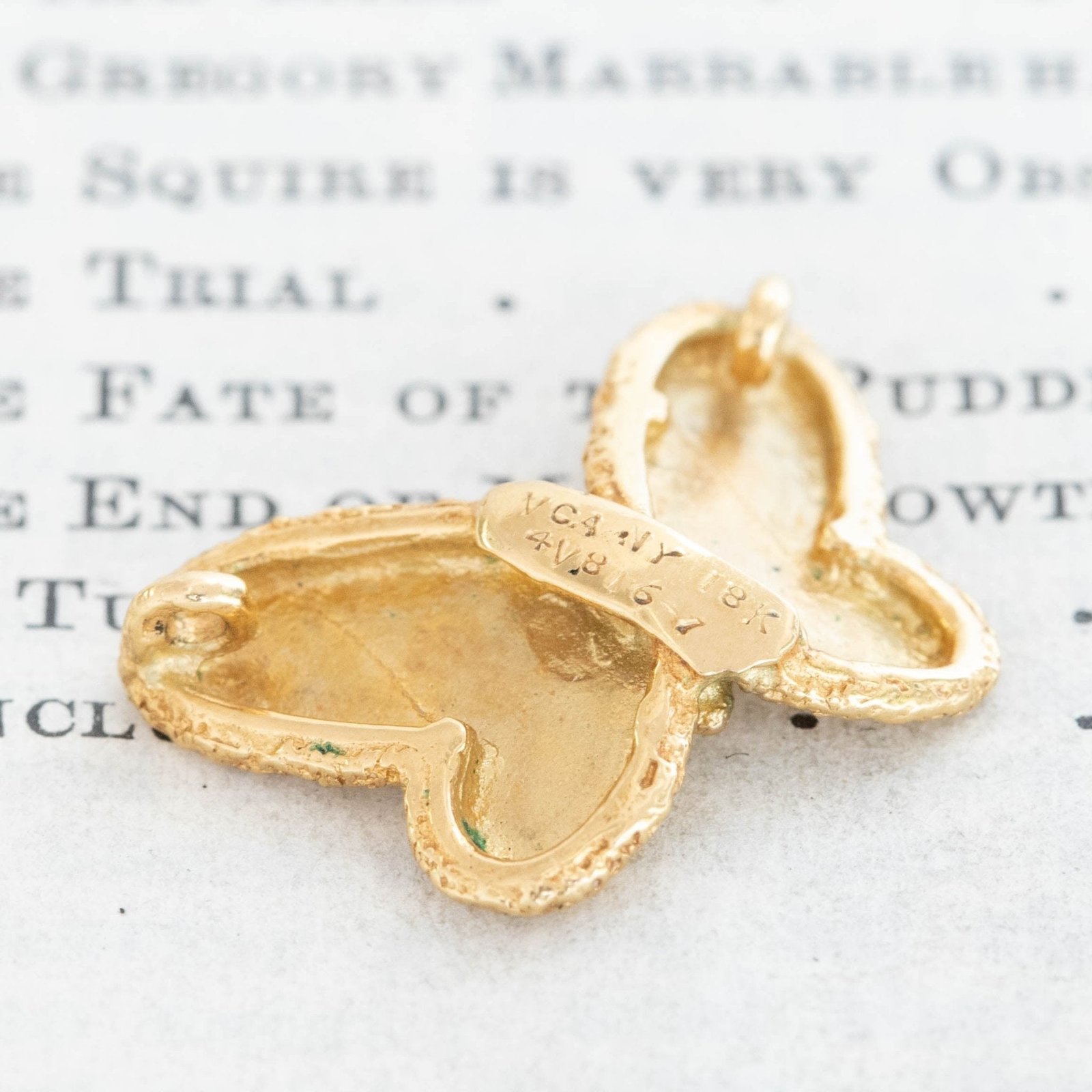 Vintage Butterfly Slider Pendant, by Van Cleef & Arpels - Image 3