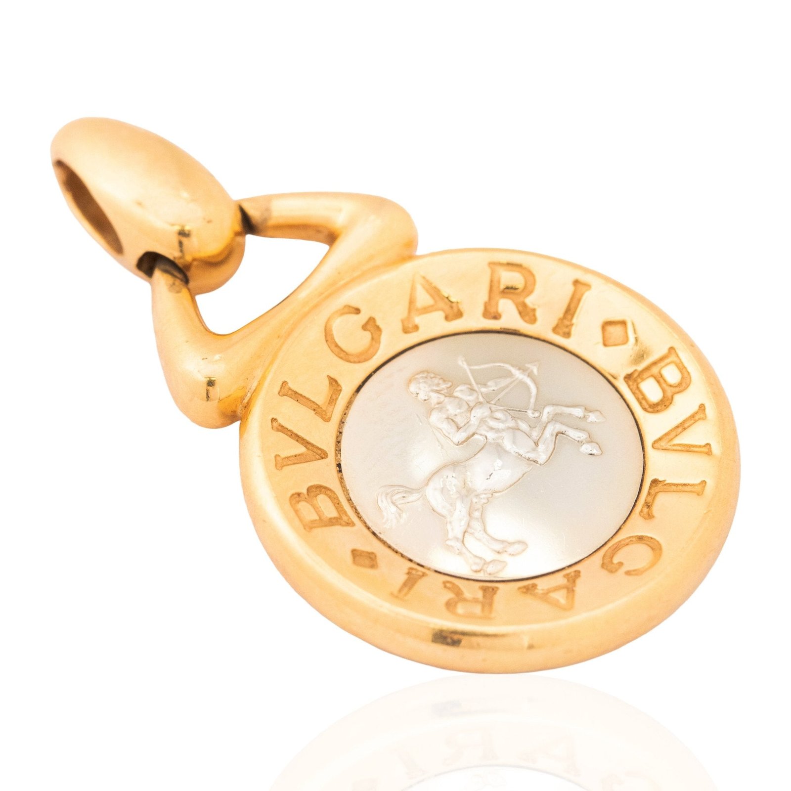 Vintage Sagittarius Zodiac Pendant, by Bvlgari - Image 3