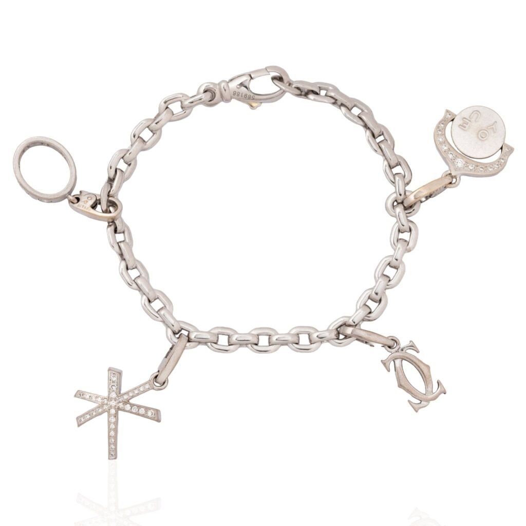 Vintage Diamond Charm Bracelet, by Cartier