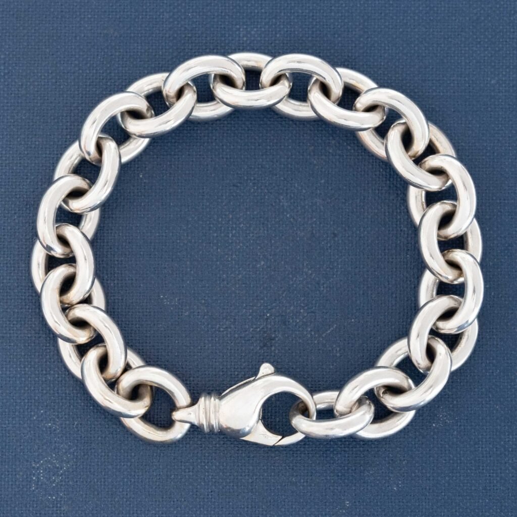 Vintage Chunky Oval Link Bracelet