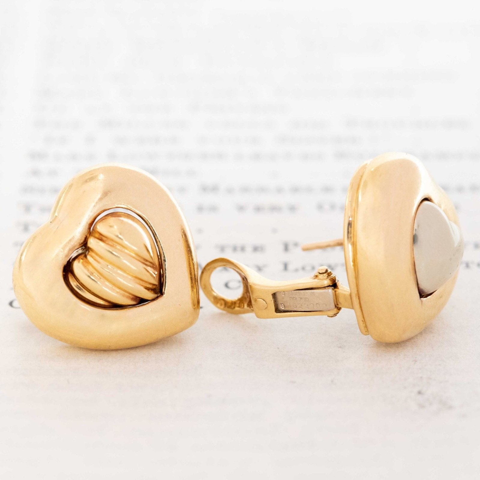 Vintage Convertible Heart Earrings, by Boucheron - Image 6
