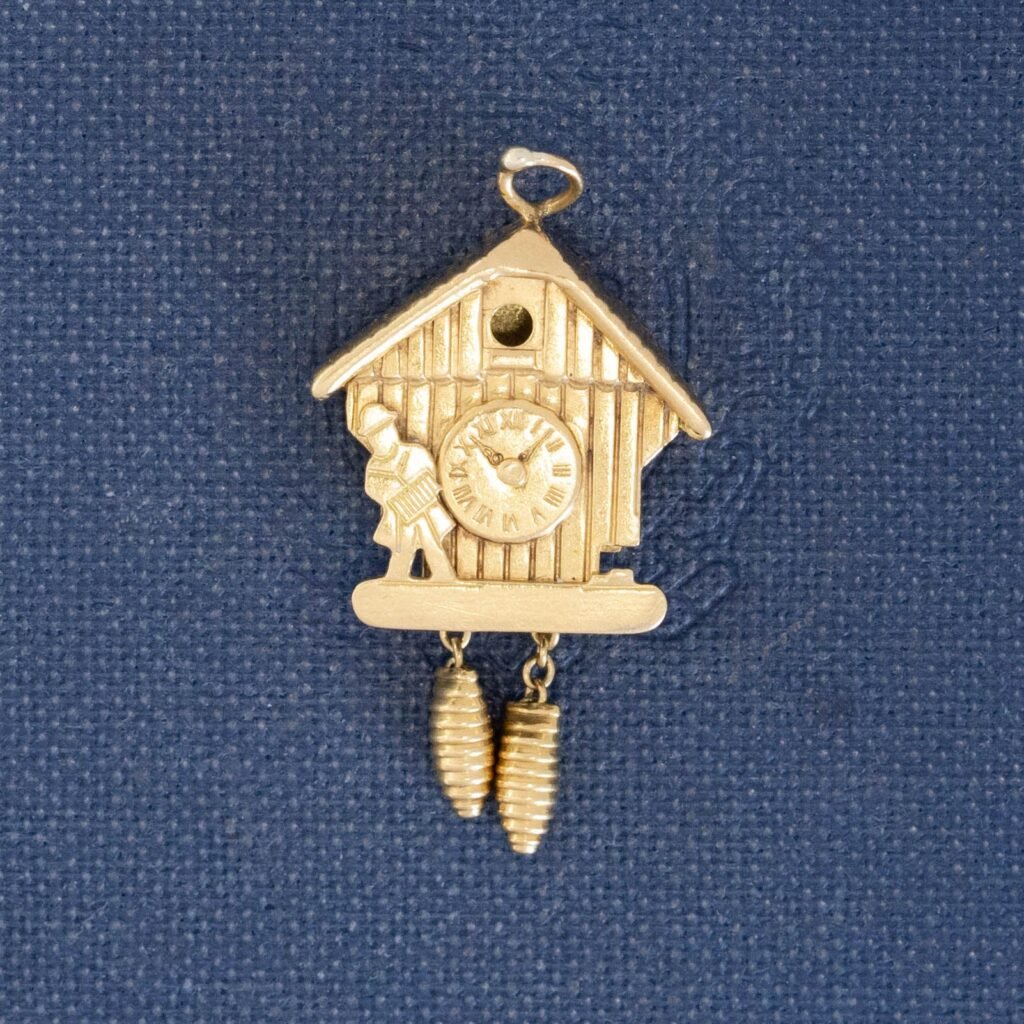 Vintage Cuckoo Clock Charm