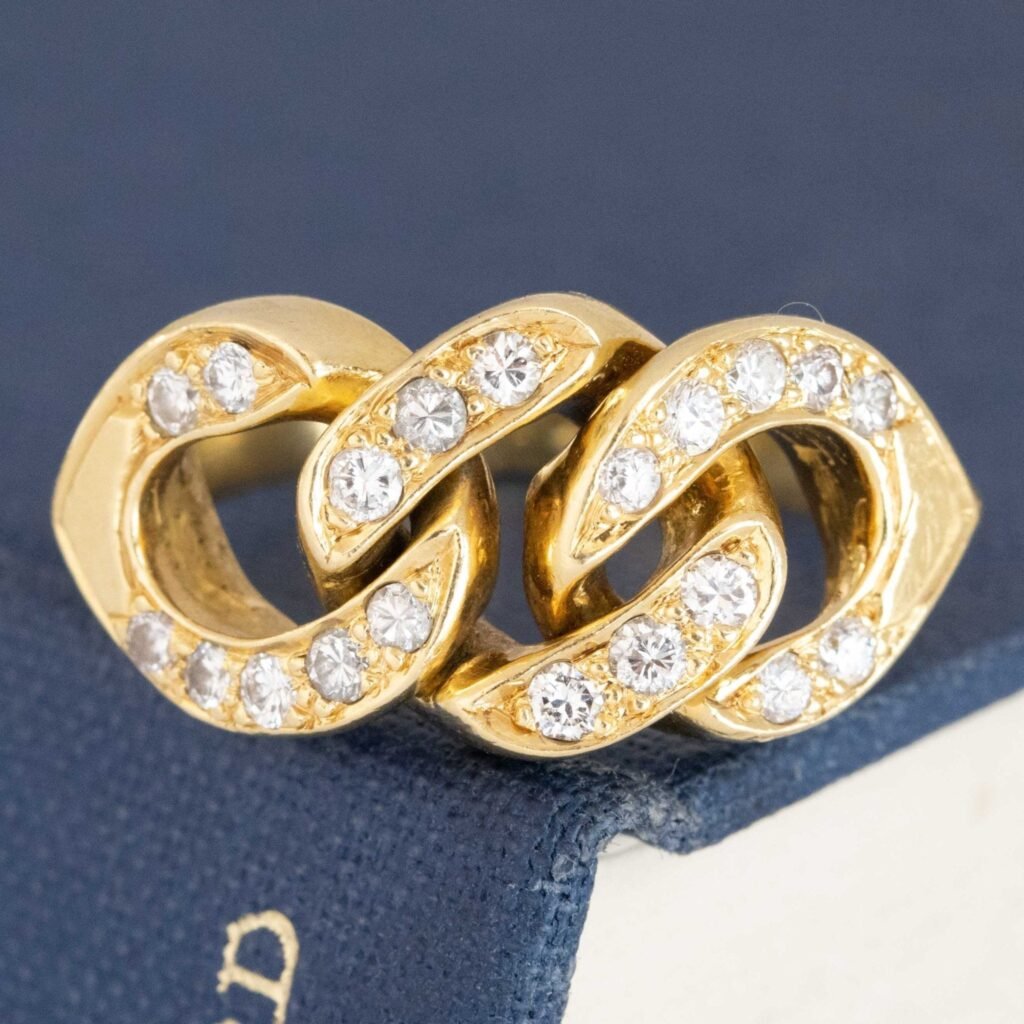 Vintage Diamond Chain Ring, by Van Cleef & Arpels