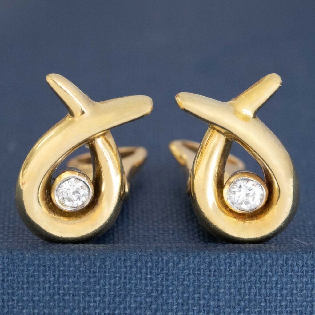 Vintage Diamond Earrings, by Asprey of London