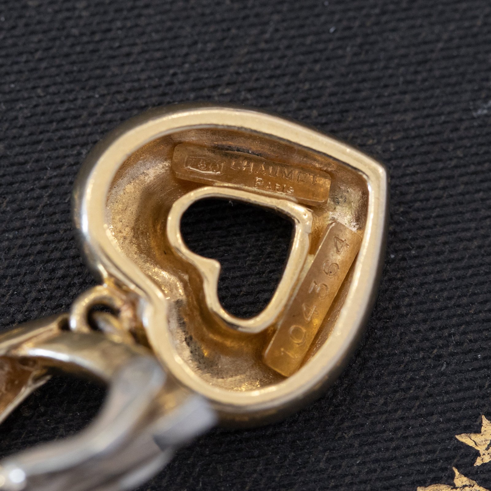 Vintage Diamond Heart Drop Earrings by Chaumet - Image 6