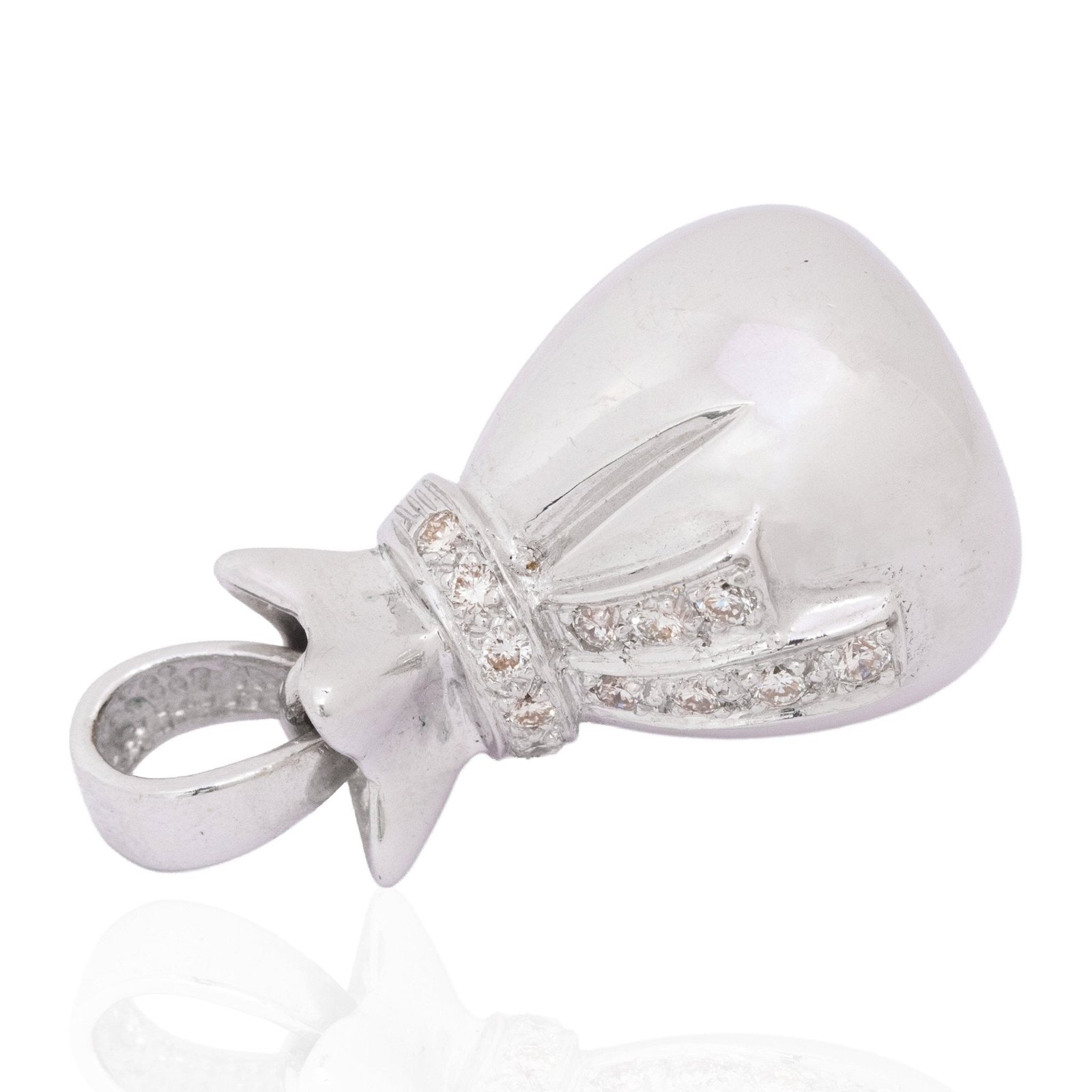 Vintage Diamond Money Bag Charm - Image 3