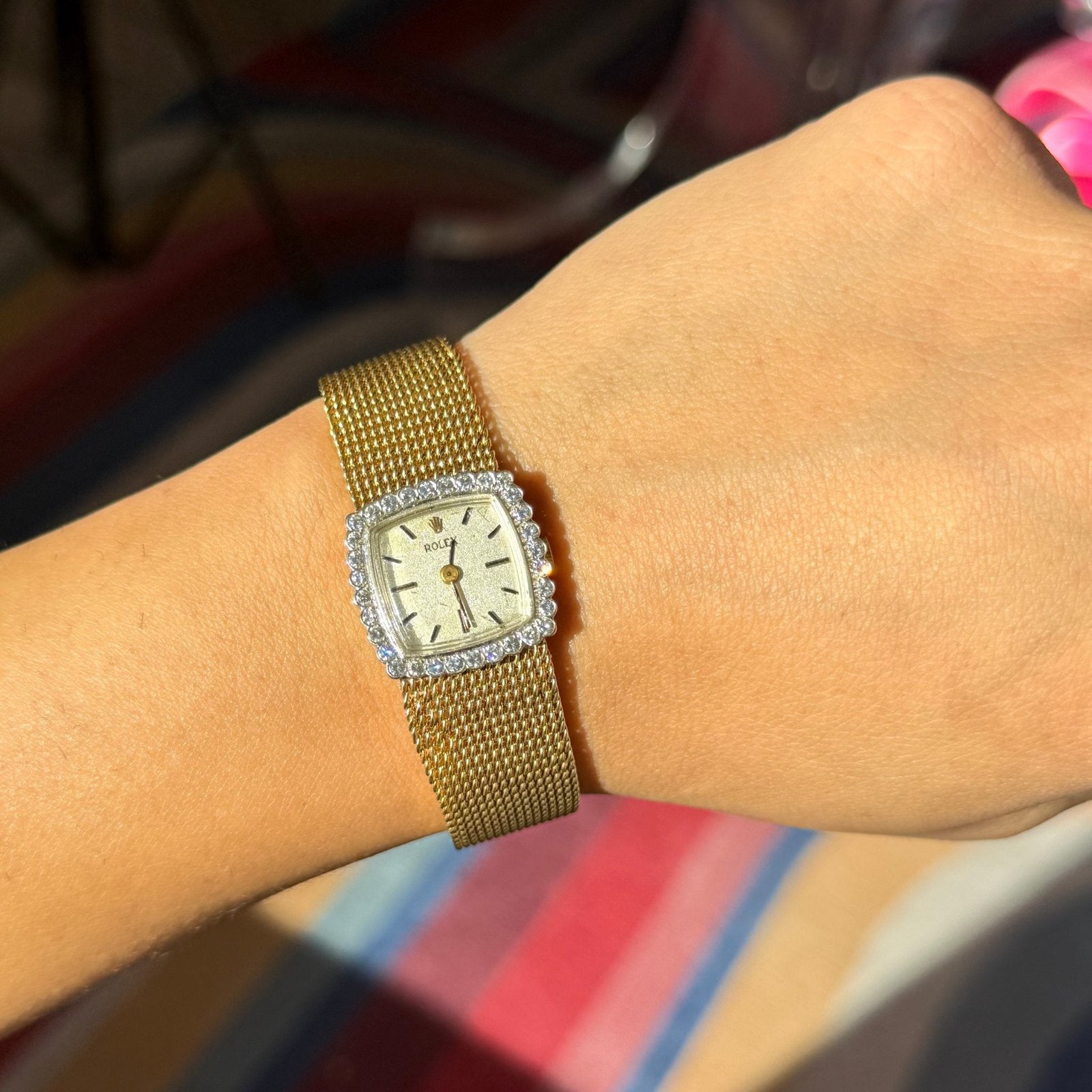 Vintage Diamond Watch, by Rolex - Image 2
