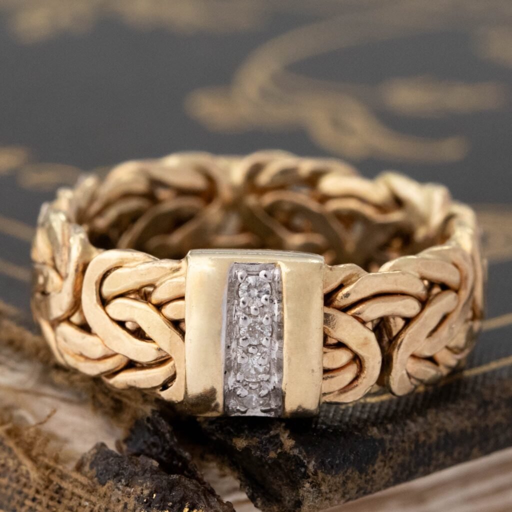 Vintage Diamond Woven Band