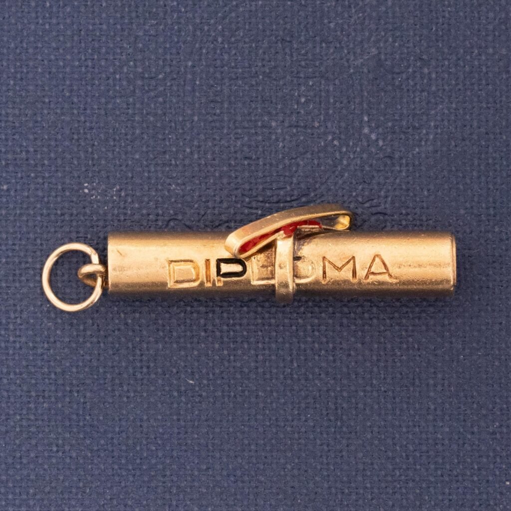 Vintage Diploma Charm