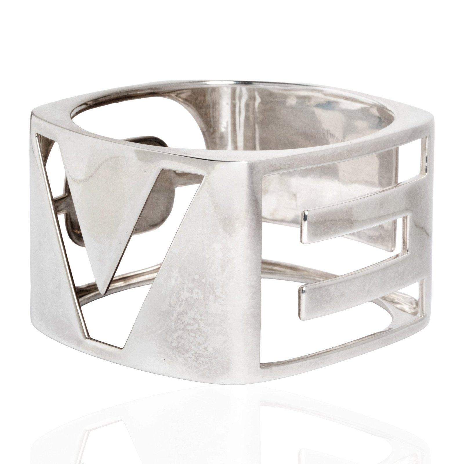 Vintage LOVE Wide Bangle, by Donald Claflin for Tiffany & Co. - Image 2