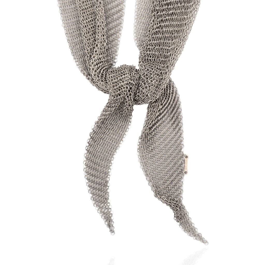 Vintage Large Silver Mesh Scarf, by Elsa Peretti for Tiffany & Co.