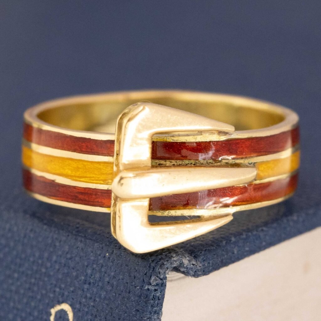 Vintage Enamel Buckle Band, by Gucci