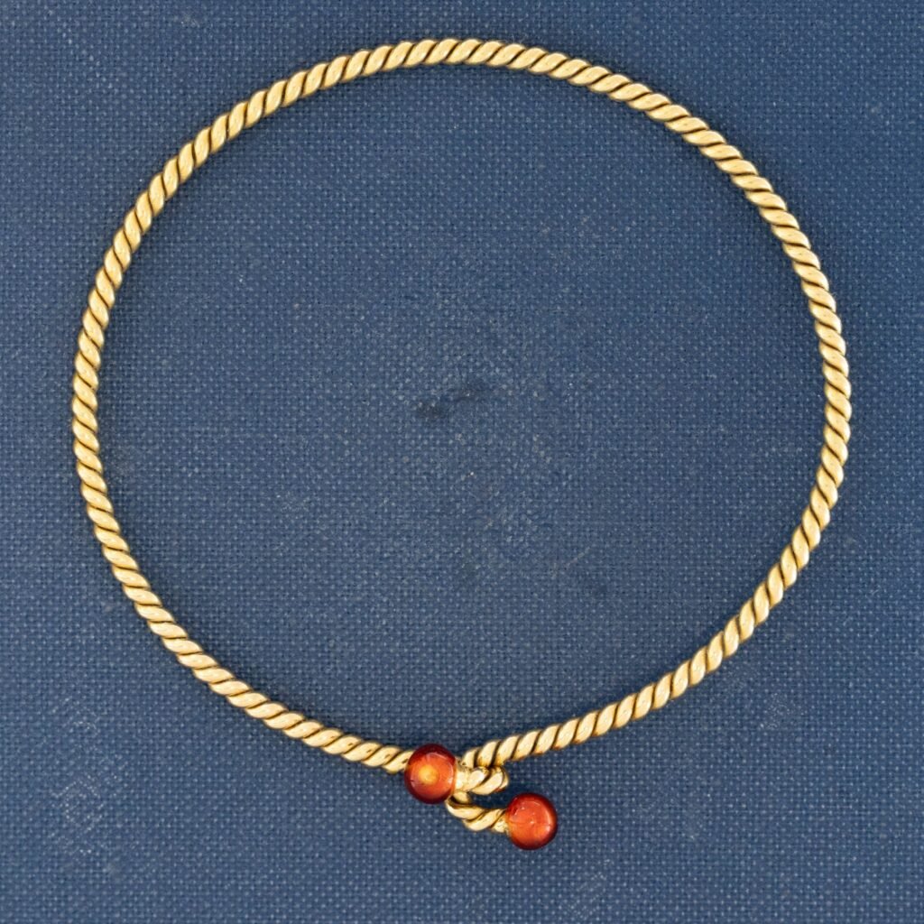 Vintage Enamel Rope Bangle