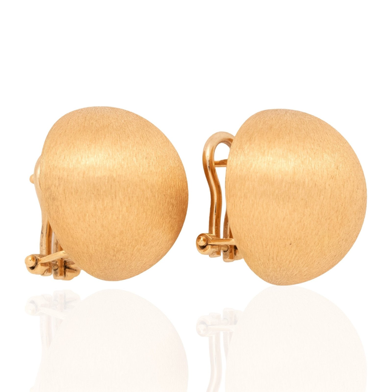 Vintage Florentine Sphere Earrings, Italian - Image 4