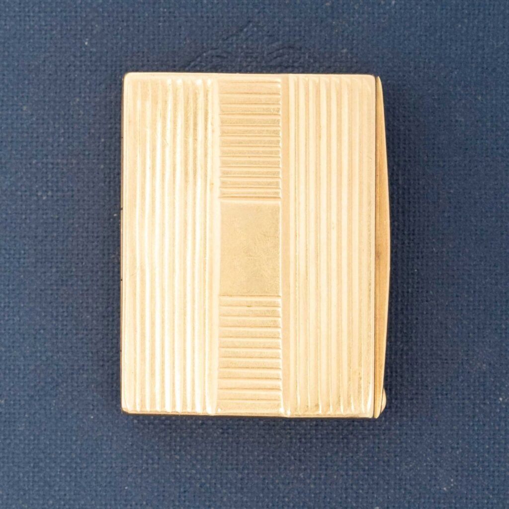 Vintage Fluted Pill Box