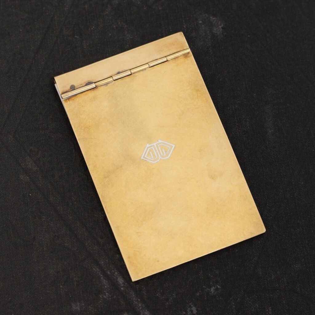 Vintage Gold Note Holder, by Cartier