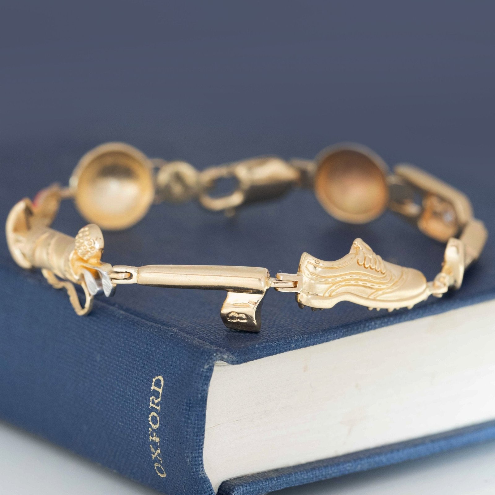 Vintage Golf Motif Charm Bracelet - Image 3