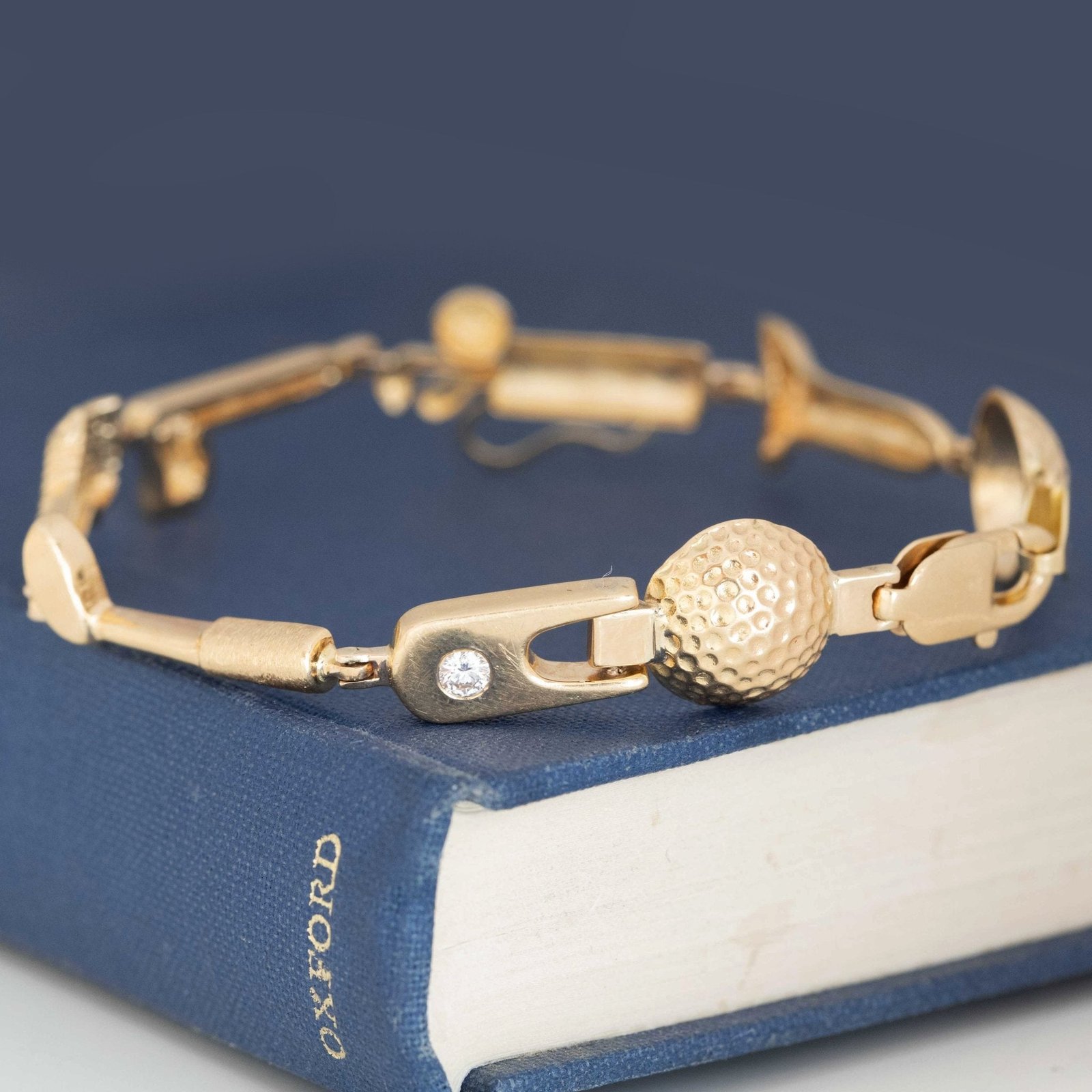 Vintage Golf Motif Charm Bracelet - Image 5
