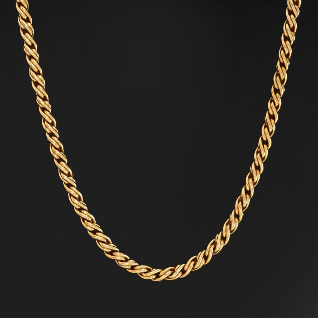 Vintage Heavy Braided Rope Chain