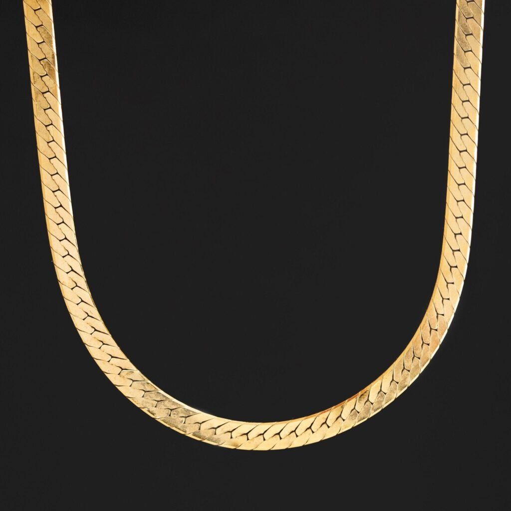 Vintage Herringbone Necklace